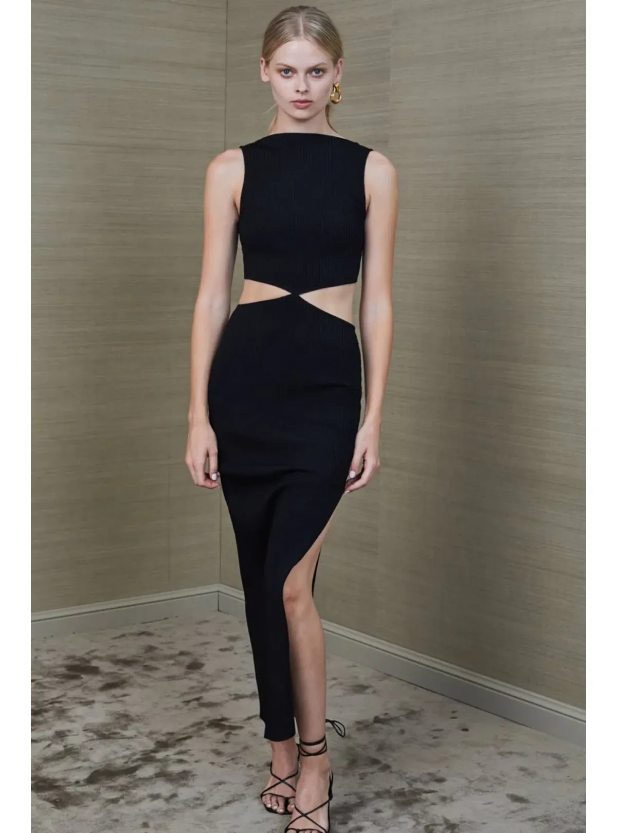 Bec & Bridge Reba Midi Dress Black Size AU 6 - Image 2