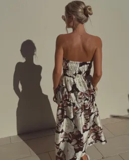 Sir The Label Vivienne Strapless Gown Cream Size 1 / AU 8 for rent on The Volte - image 3