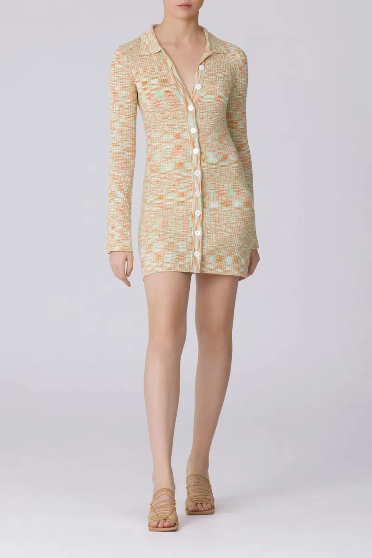 C/MEO Collective Solstice Knit Dress Sherbet Marle Size 10 - Image 3