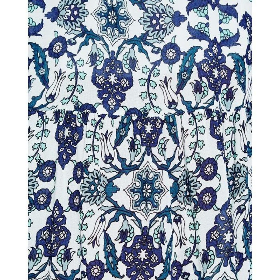 Tigerlily Turkish Baths Maxi Wrap Dress in Agean size 10 for rent on The Volte - main image