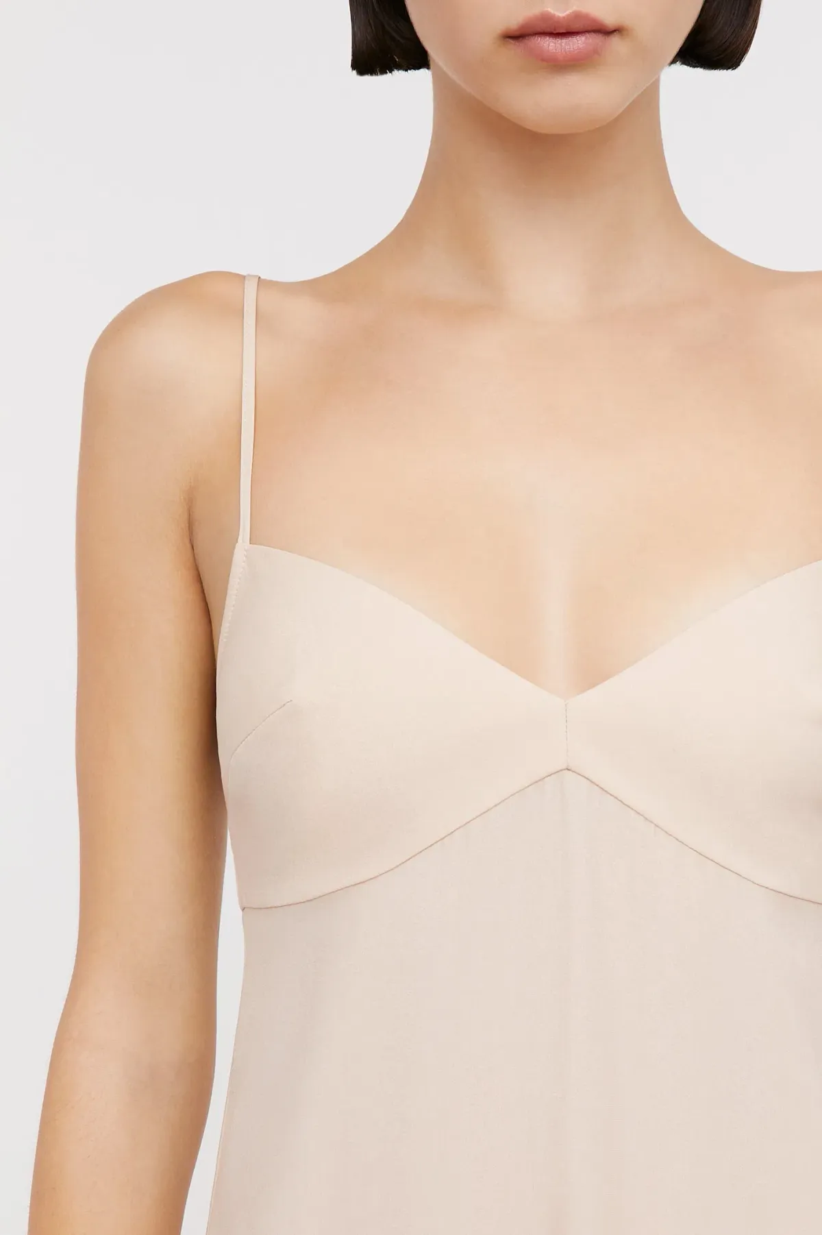 Scanlan Theodore Silk Slip Dress Nude Size 10 - Image 2