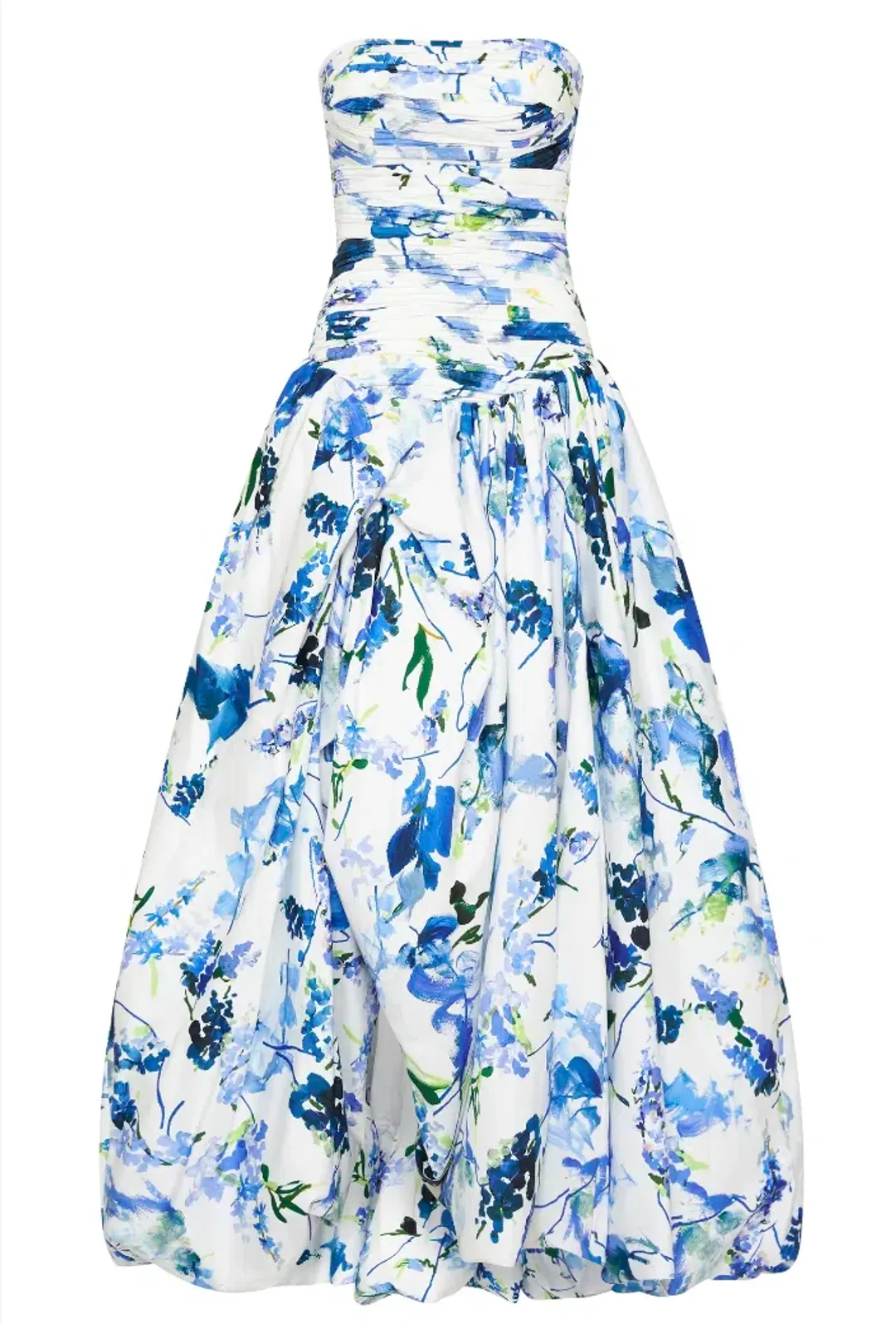 Aje Violette Bubble Hem Maxi Dress Lavenders of Provence Print Size 4 for rent on The Volte - main image