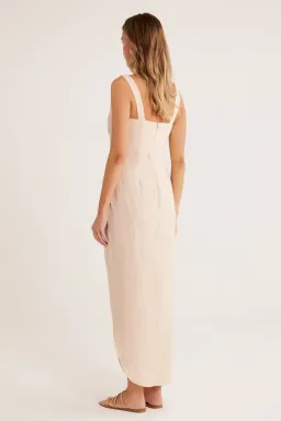Rumer the Label Luella Maxi Dress in Ballet Beige Size AU 14 for rent on The Volte - image 9