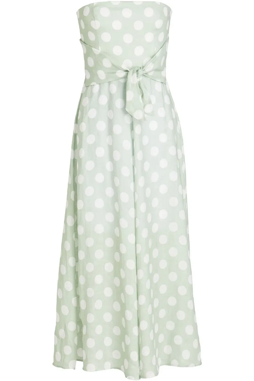 Zimmermann Riders Tie Waist Midi Dress Mint Size 1 / AU 10 for rent on The Volte - main image