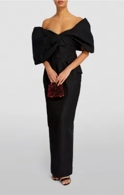 Rachel Gilbert Xavier Gown Black Size AU 10 for rent on The Volte - image 3