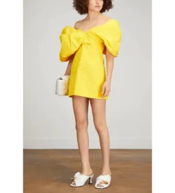 Rachel Gilbert Xavier Mini Dress in Yellow Size AU12 for rent on The Volte - image 1