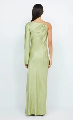 Bec & Bridge Kai Asym Maxi Dress Pear Green Size AU 8 for rent on The Volte - image 2