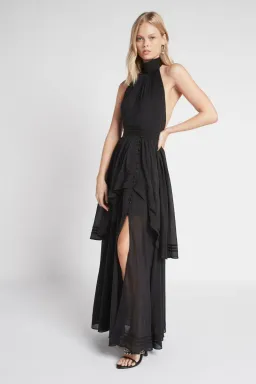 Aje Sienna Dress Black Size 6 for rent on The Volte - image 1