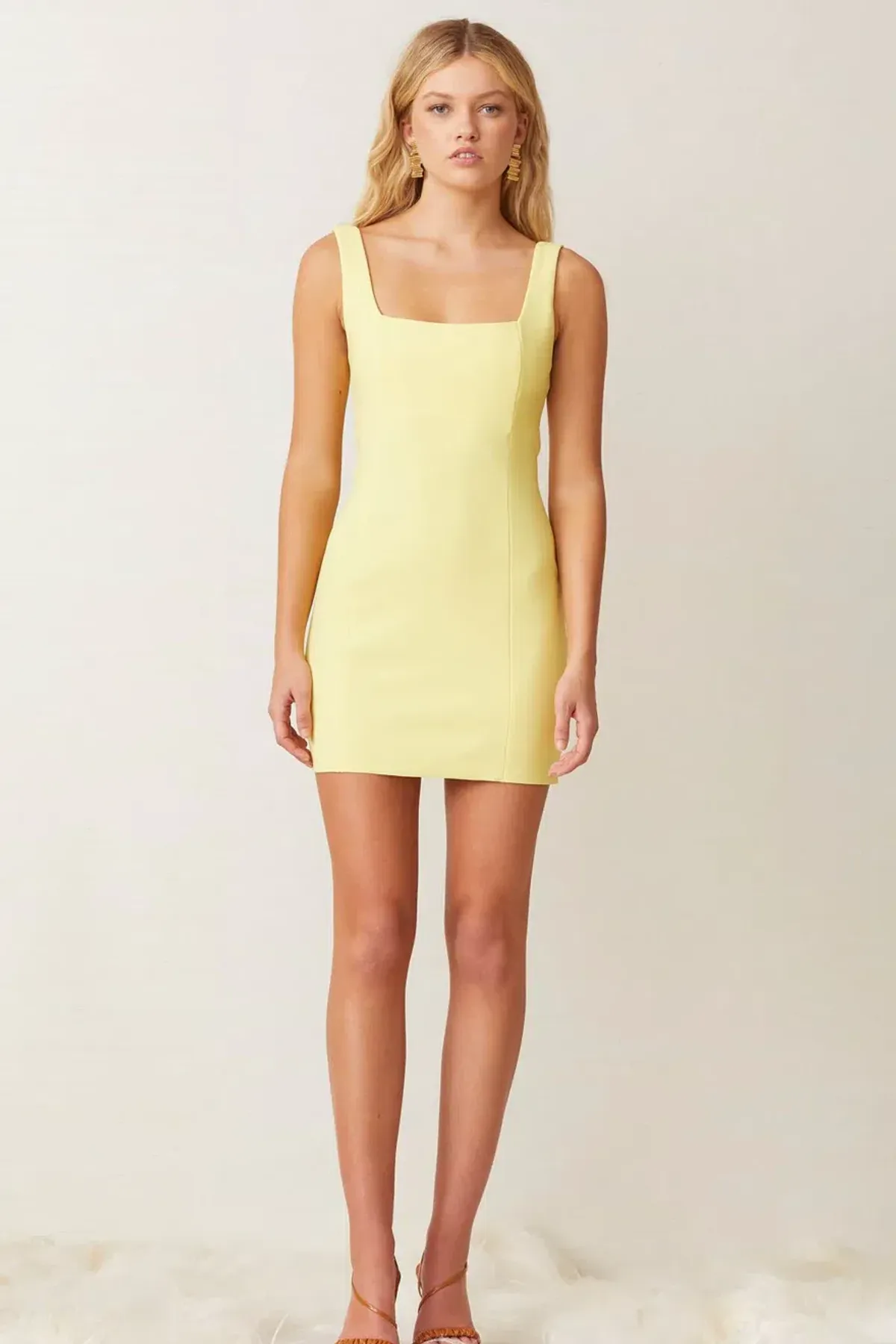 Bec & Bridge Gemma Mini Dress Banana Size 6 - Image 1