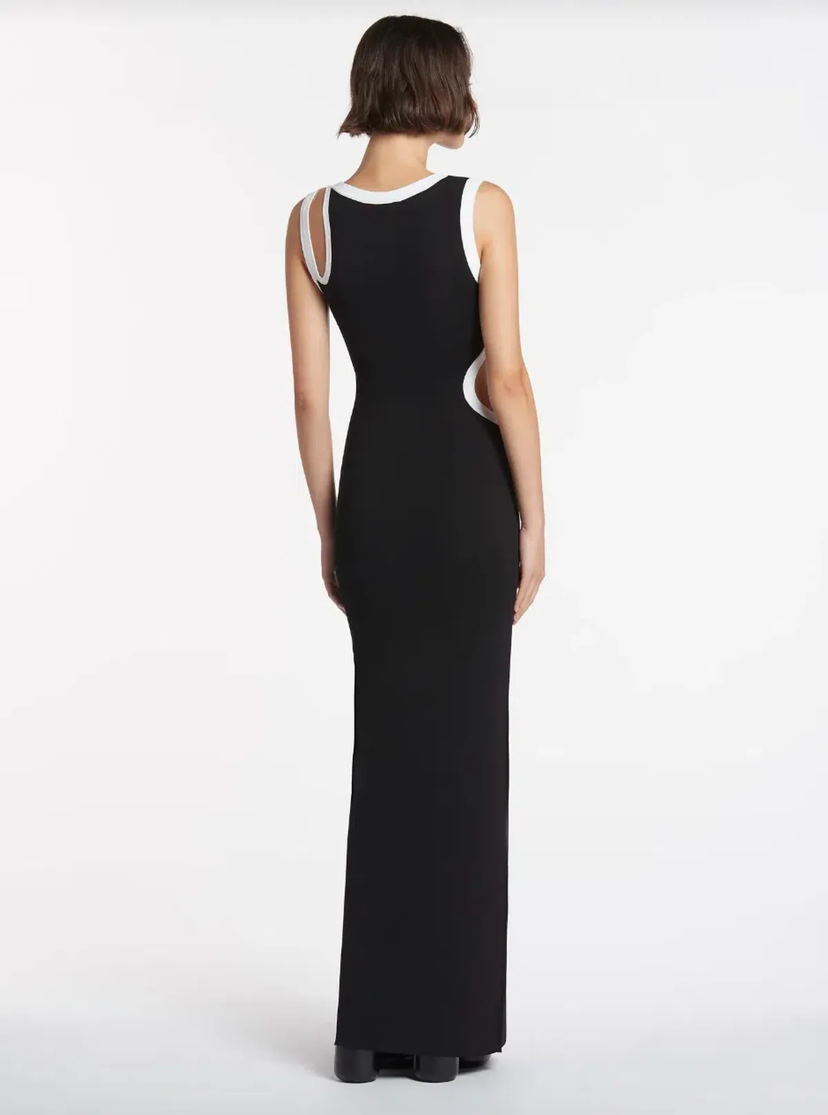 Sir the Label Evalina Cut Out Dress Black Size 2/Au 10 - Image 2