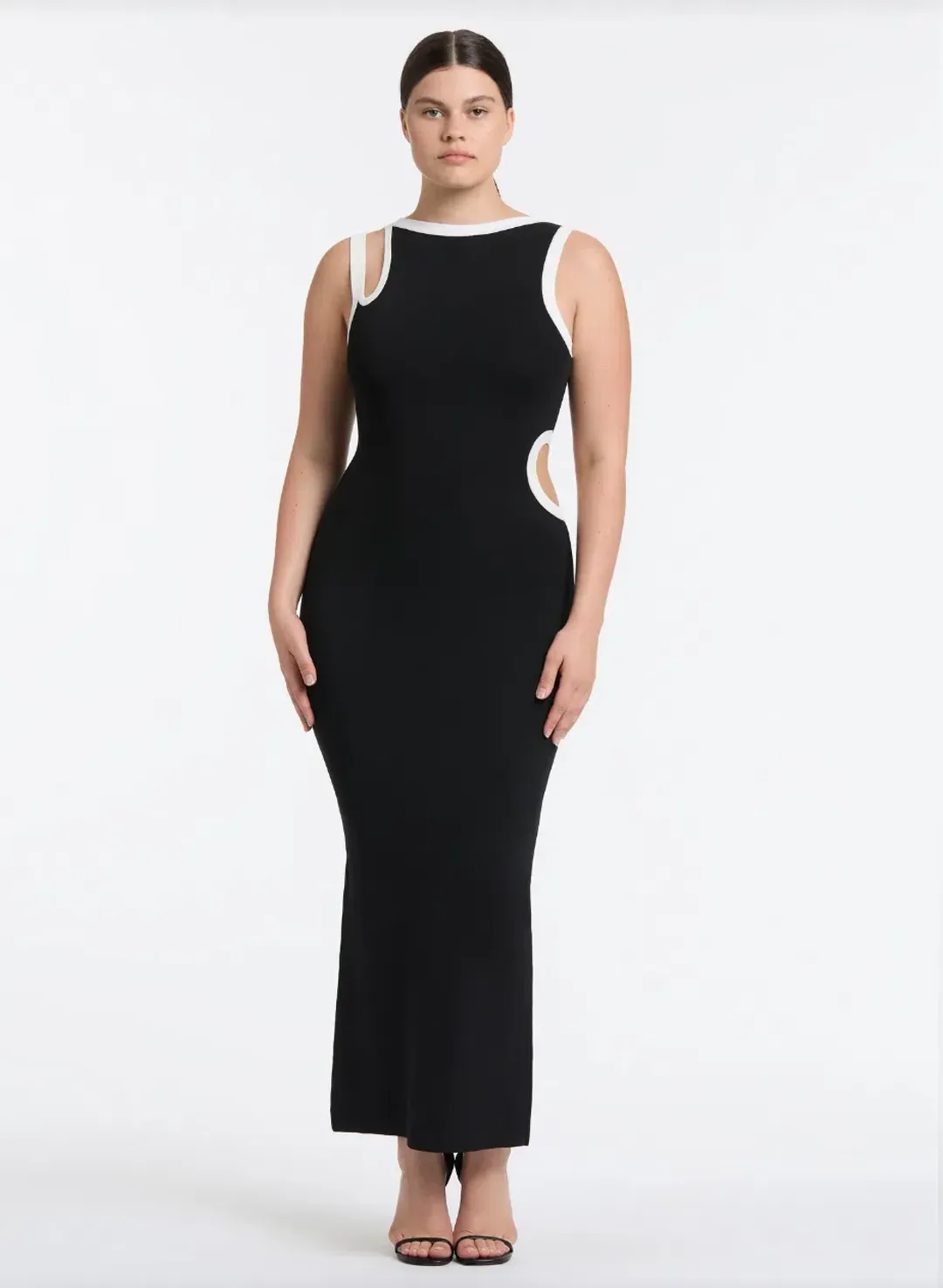 Sir the Label Evalina Cut Out Dress Black Size 2/Au 10 for rent on The Volte - main image