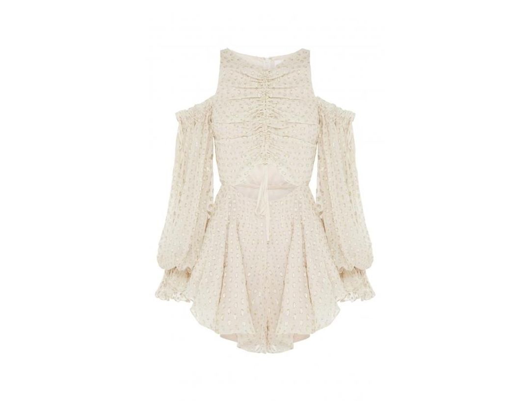 Alice McCall Did it Again Playsuit in Shell for rent on The Volte - main image