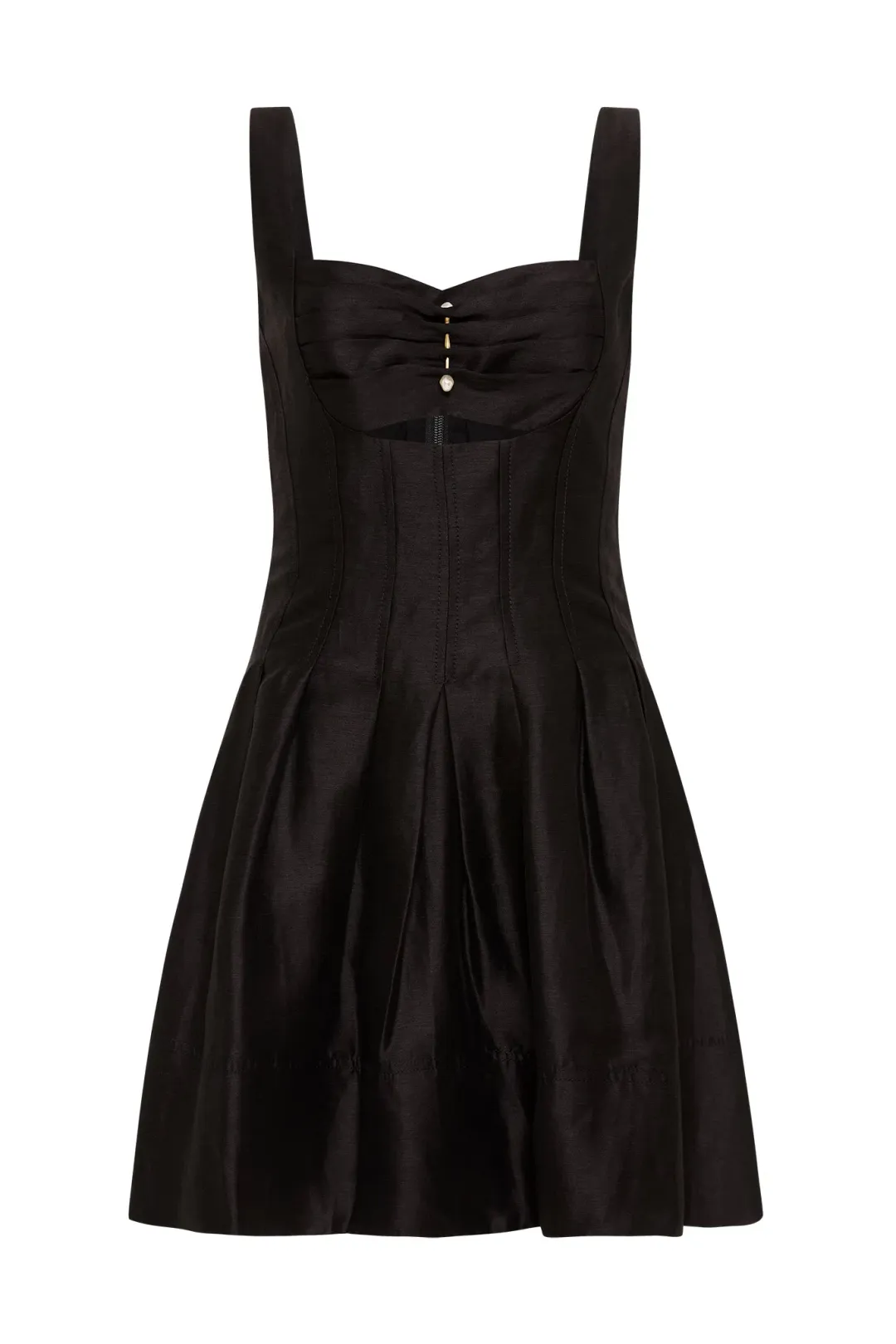Aje Divinity Pearl Pin Mini Dress Black Size 6 for rent on The Volte - main image