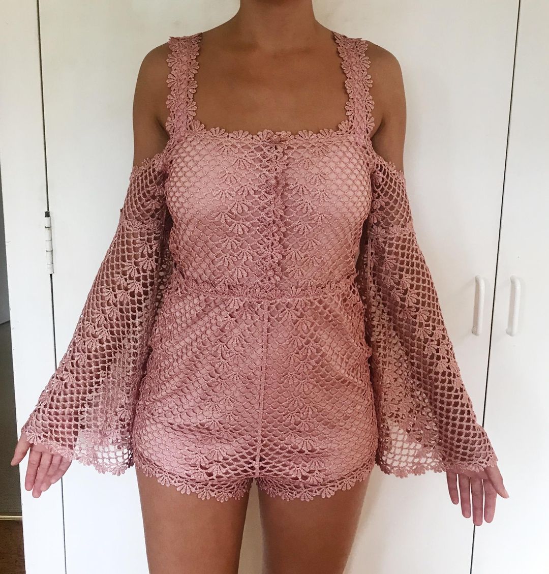 Alice Mcall Follow Me Playsuit Pink Size 4 for rent on The Volte - main image