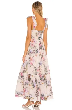 Zimmermann Brighton Tie Shoulder Dress Floral Size 0 /AU 8 for rent on The Volte - image 2