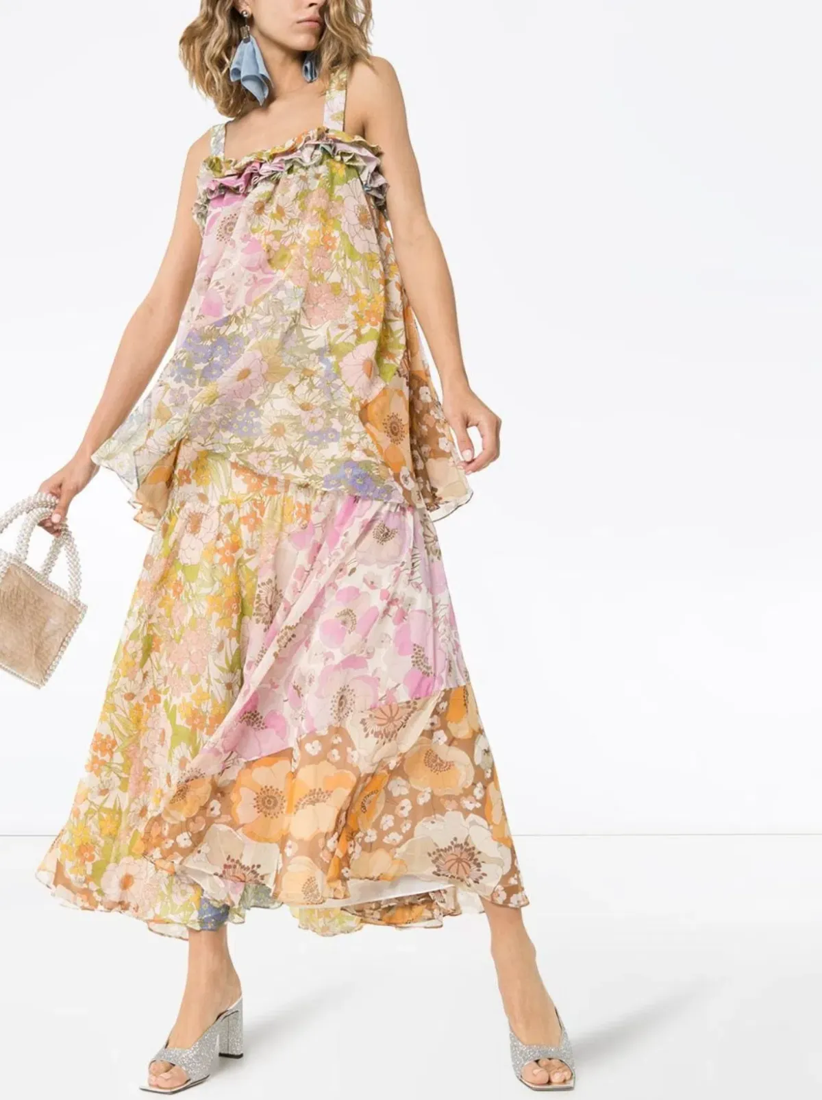 Zimmermann Super Eight Maxi Dress Floral Size 0/ AU 8 - Image 3
