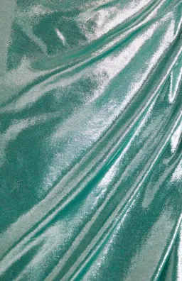 Marchesa Notte One-Shoulder Ruched Metallic Stretch-Jersey Gown Metallic Green Size 10 for rent on The Volte - image 4