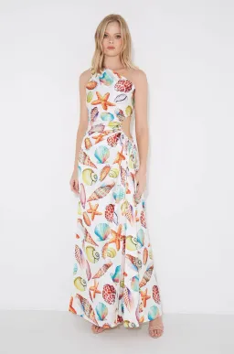 Sonya Moda Nour De La Mer Maxi Dress Print Size 10 for rent on The Volte - image 4