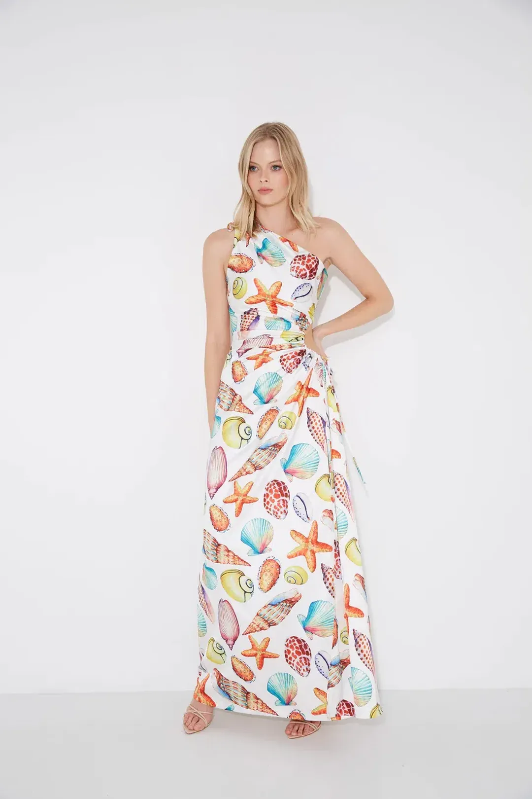 Sonya Moda Nour De La Mer Maxi Dress Print Size 10 for rent on The Volte - main image