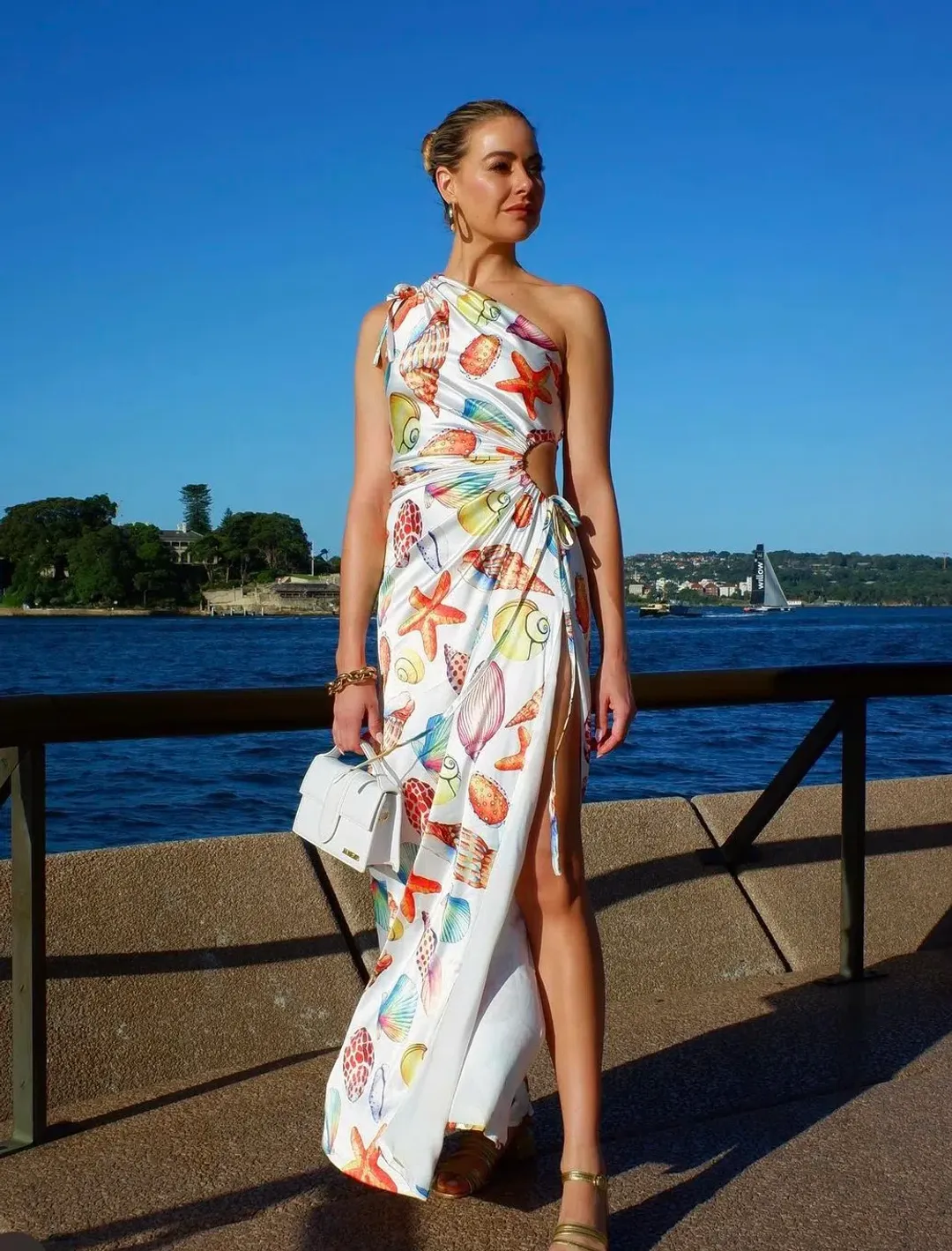 Sonya Moda Nour De La Mer Maxi Dress Print Size 10 for rent on The Volte - main image