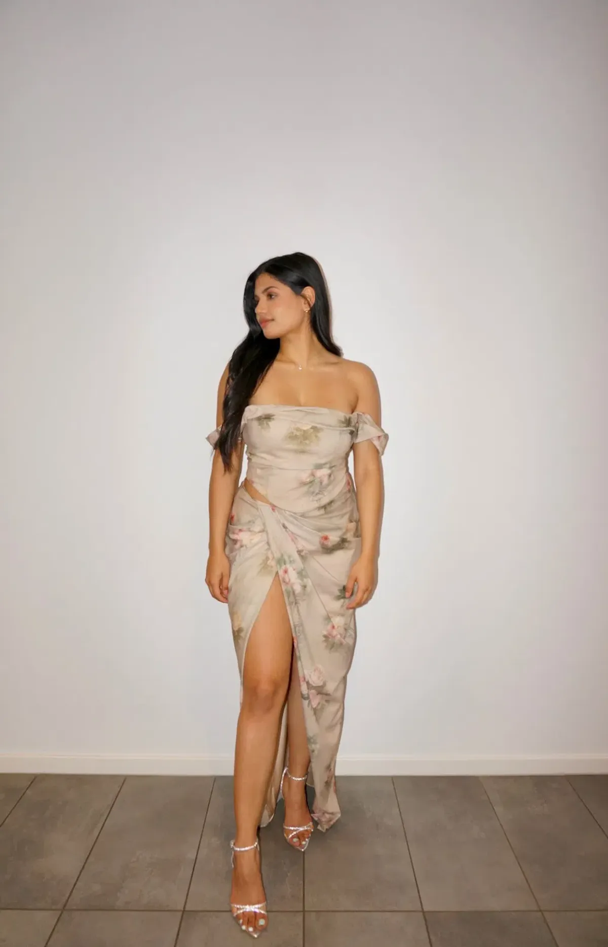 House of CB Vintage Set Floral Beige Size S / AU 8 - Image 3