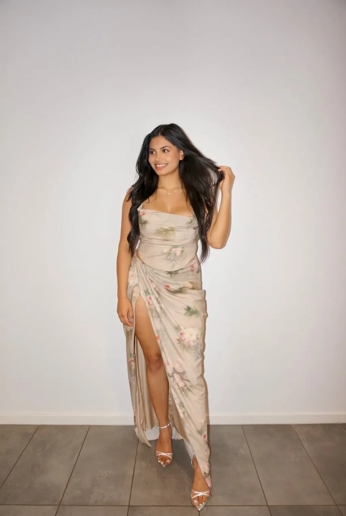 House of CB Vintage Set Floral Beige Size S / AU 8 - Image 1