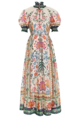 Zimmermann Ginger Swing Maxi Dress Multi Size AU 12 for rent on The Volte - image 1