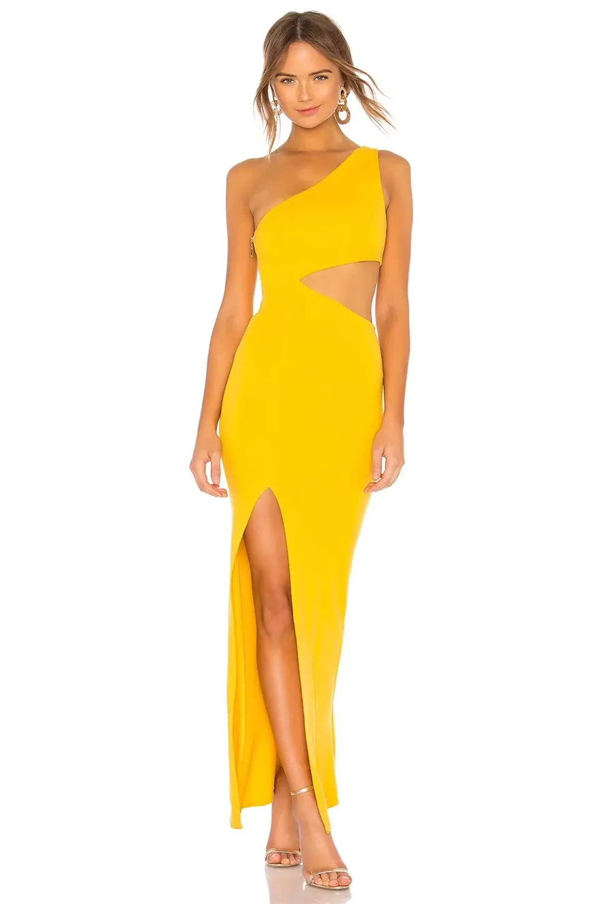 Revolve NBD X Naven Marissa Dress Canary Yellow Size 4 - Image 1
