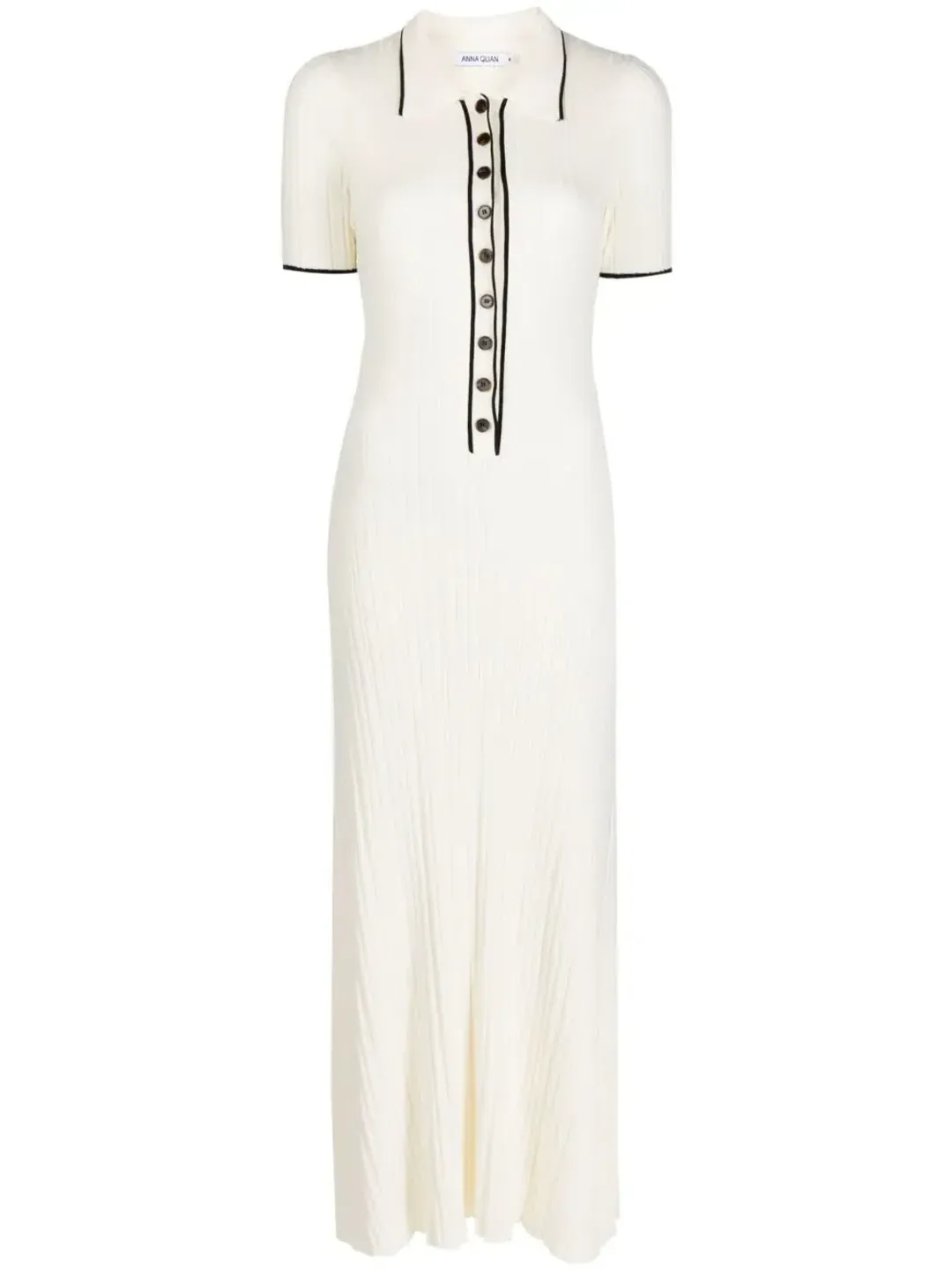 Anna Quan Laurel Penelope Midi Silence Pepper Dress White Size 6 for rent on The Volte - main image