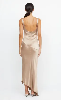 Bec & Bridge Moondance Cowl Dress Golden Size 12 for rent on The Volte - image 2