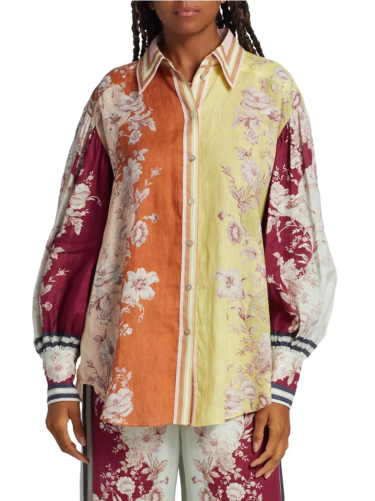Alemais Marlow Shirt and Pant Set Floral Size AU 10 - Image 4