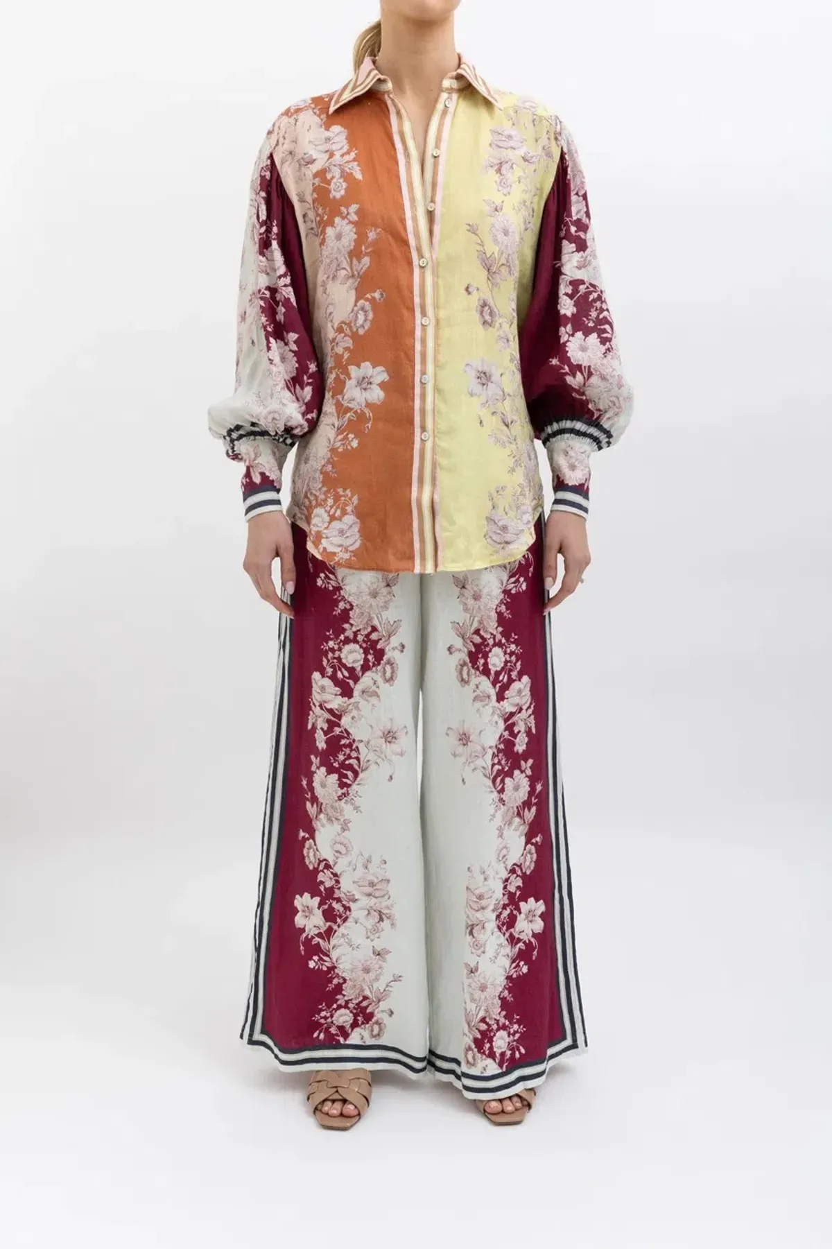 Alemais Marlow Shirt and Pant Set Floral Size AU 10 - Image 6