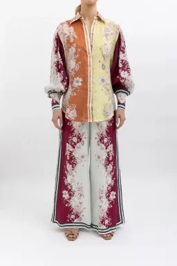 Alemais Marlow Shirt and Pant Set Floral Size AU 10 for rent on The Volte - image 6