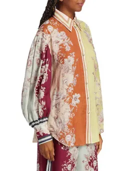 Alemais Marlow Shirt and Pant Set Floral Size AU 10 for rent on The Volte - image 5