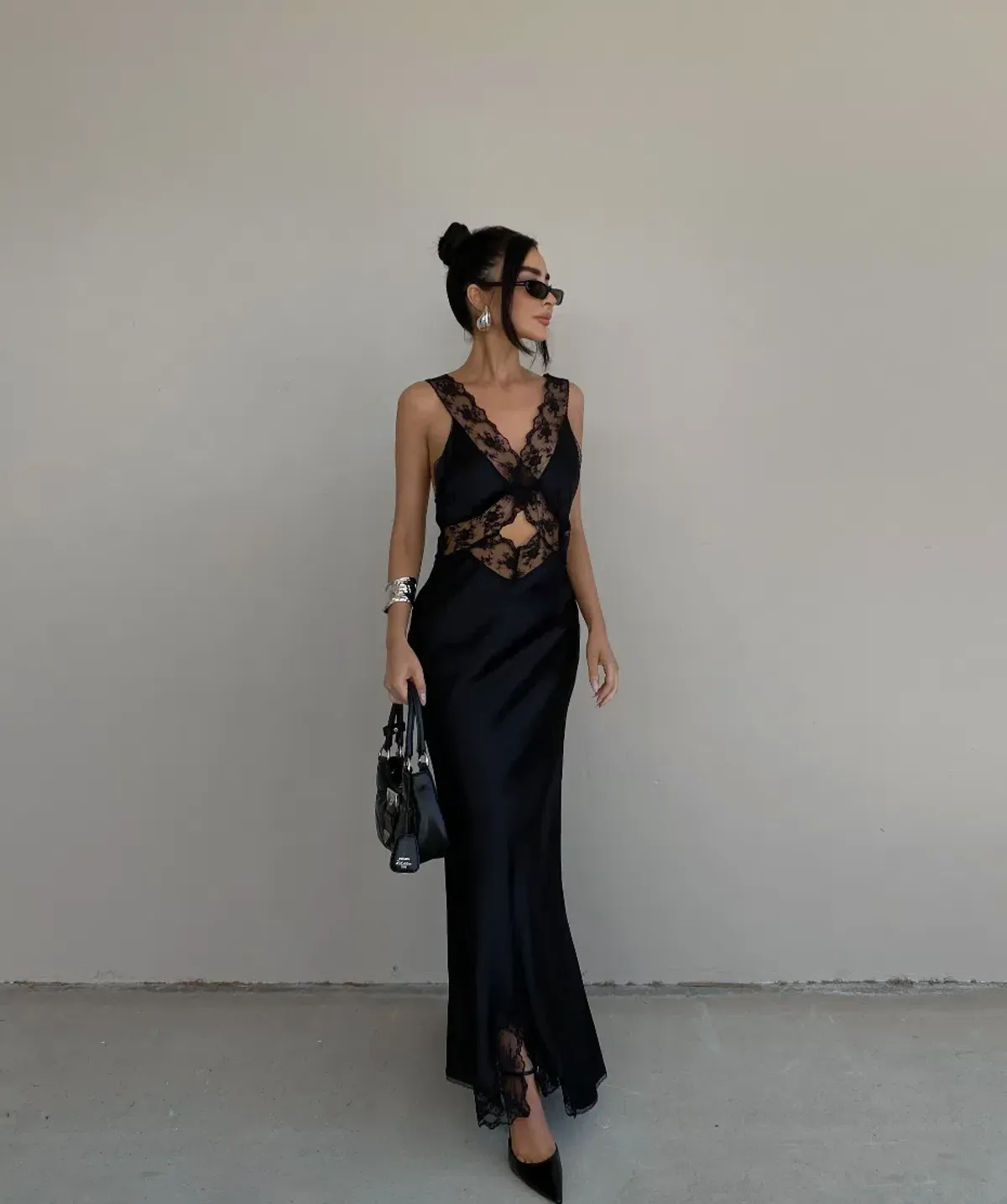 Sir the Label Aries Cut Out Gown Black Size 6 - Image 2
