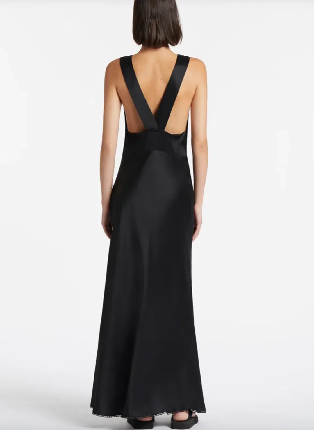Sir the Label Aries Cut Out Gown Black Size 6 for rent on The Volte - main image