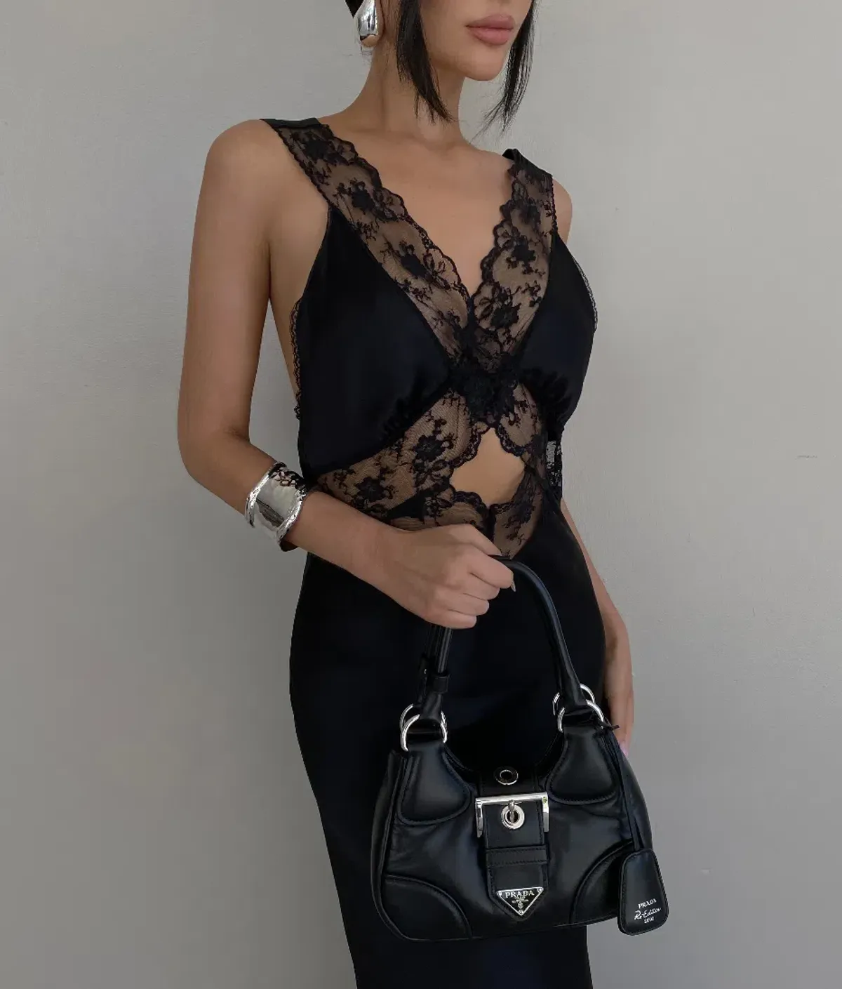 Sir the Label Aries Cut Out Gown Black Size 6 - Image 4