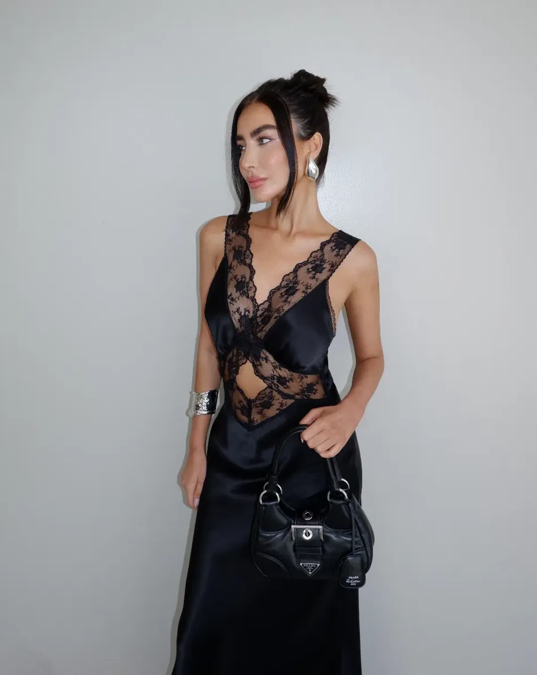 Sir the Label Aries Cut Out Gown Black Size 6 for rent on The Volte - main image