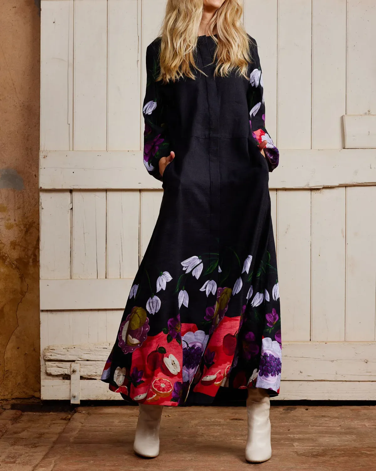 Binny The Laden Table Maxi Dress Print Size 14 - Image 1