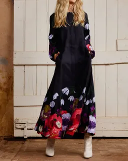 Binny The Laden Table Maxi Dress Print Size 14 for rent on The Volte - image 1