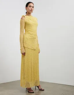 Camilla and Marc Riviera Skirt Yellow Size 10 for rent on The Volte - image 1