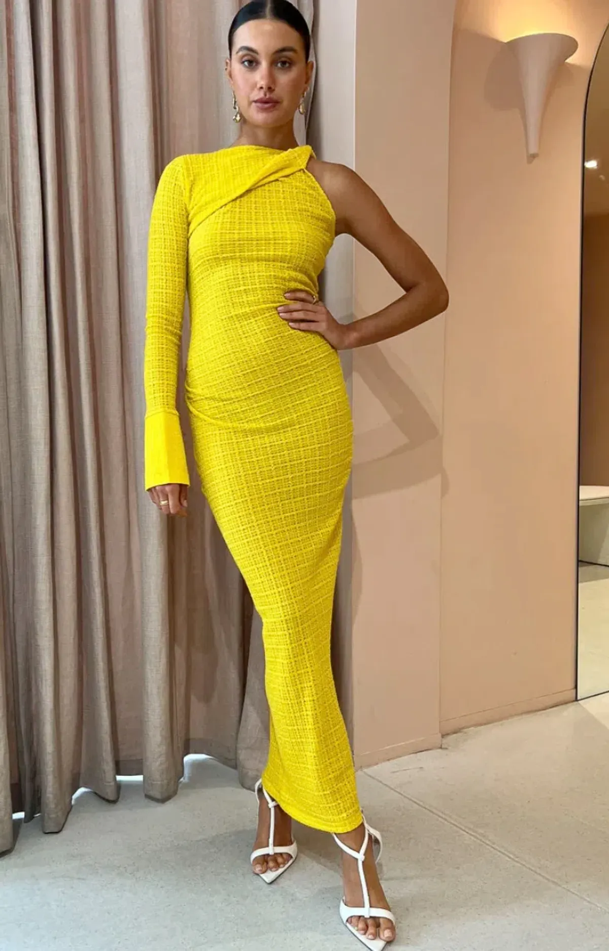 Camilla and Marc Cypress Dress Yellow Size 10 - Image 4