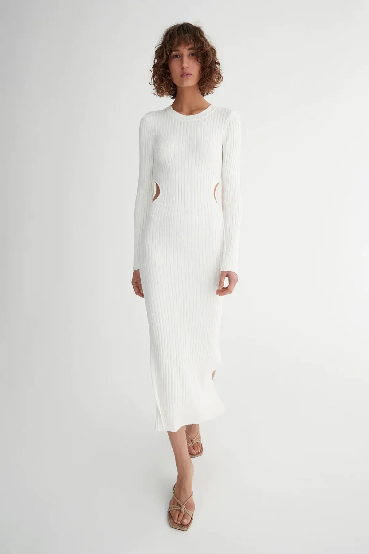 Hansen and Gretel Macy Dress in Bone White Size S/AU 8 - Image 1