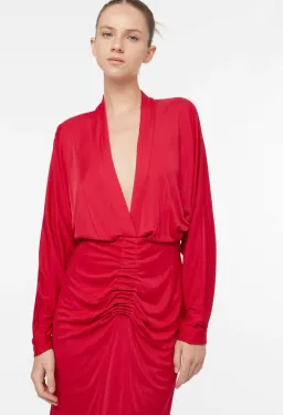 Manning Cartell Silk Jersey Midi Dress Size 10 for rent on The Volte - image 3
