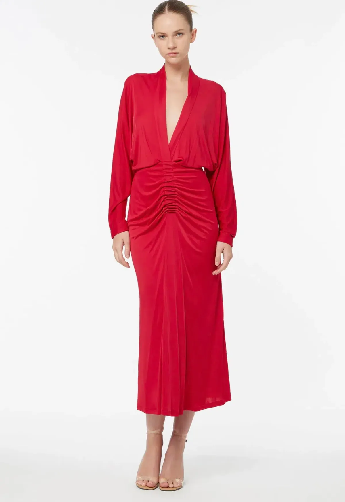 Manning Cartell Silk Jersey Midi Dress Size 10 for rent on The Volte - main image