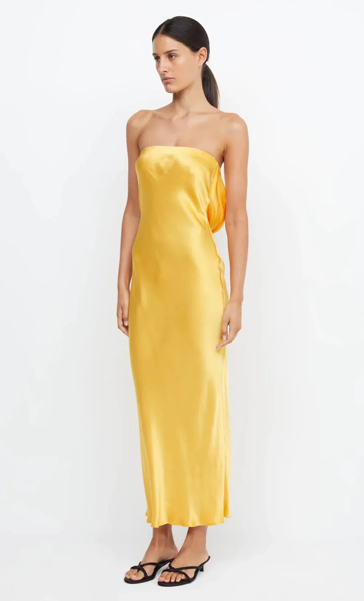 Bec & Bridge Moon Dance Strapless Dress Mango Size AU 10 - Image 2