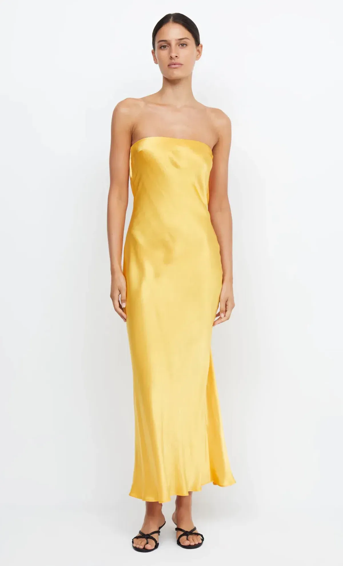 Bec & Bridge Moon Dance Strapless Dress Mango Size AU 10 - Image 9