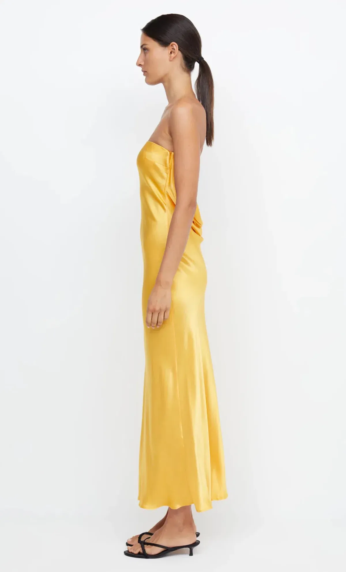 Bec & Bridge Moon Dance Strapless Dress Mango Size AU 10 - Image 3