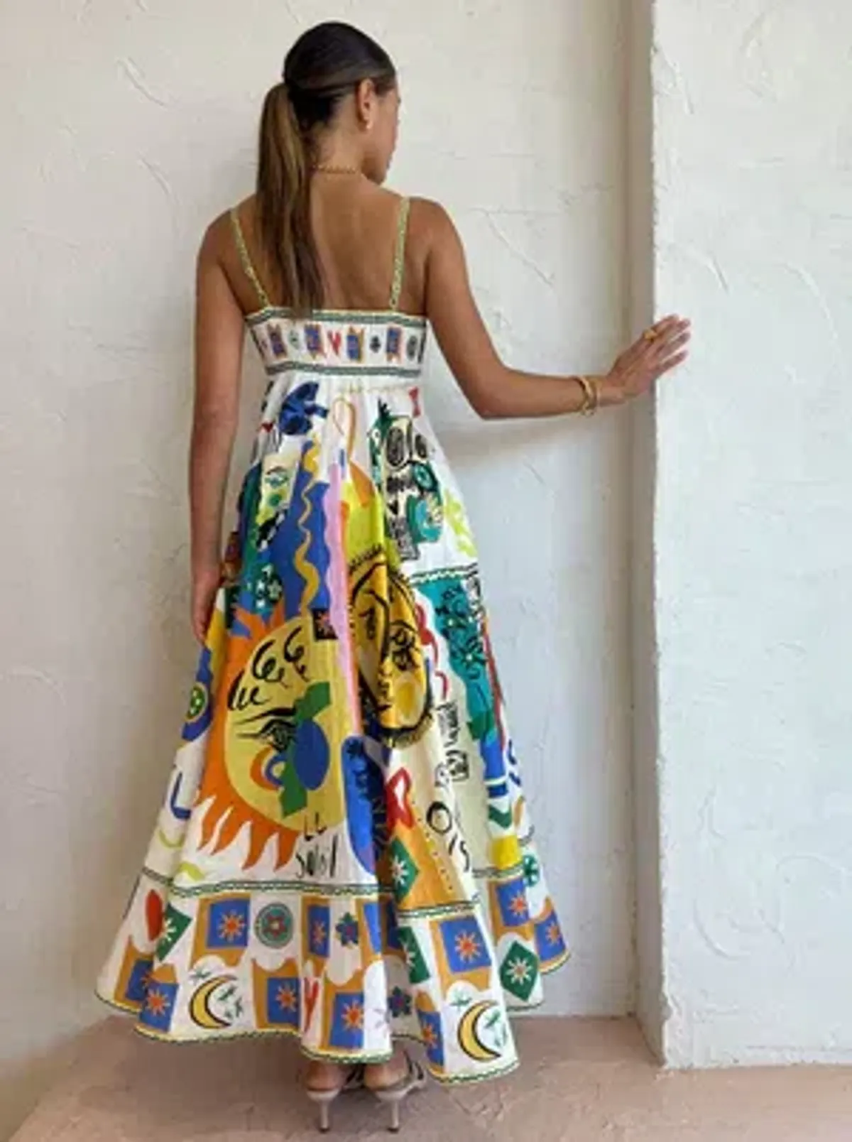 Alemais Soleil Sundress Print Multi Size AU 12 - Image 3