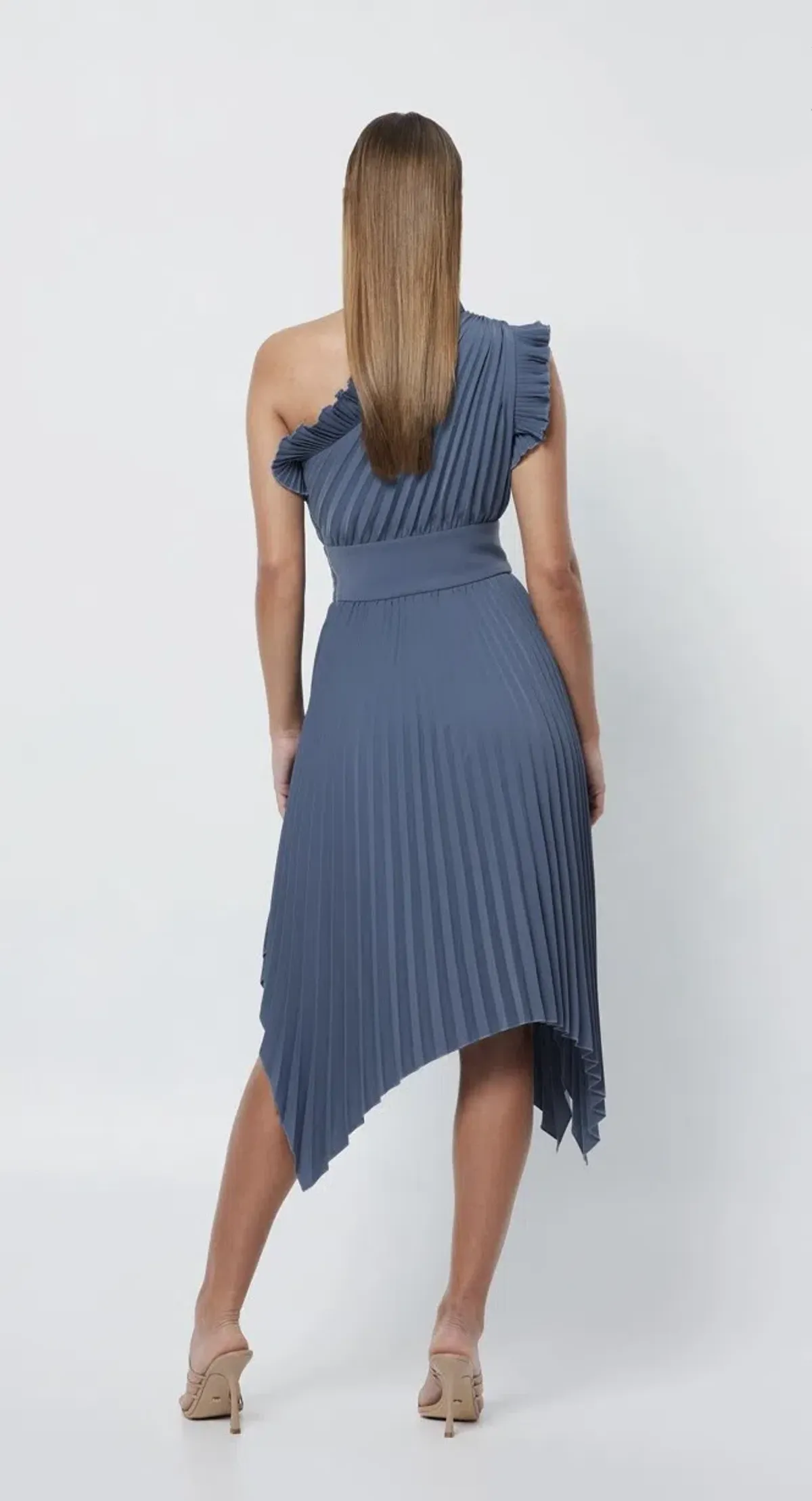 Mossman The Lady Like Dress Blue Size 8 - Image 3